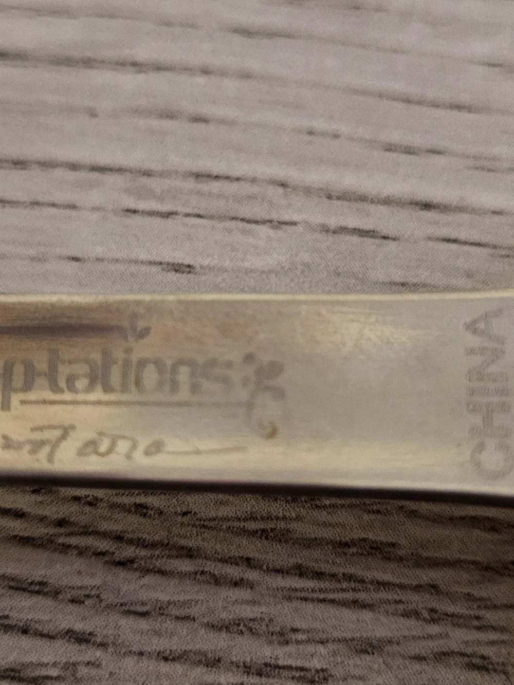 Temptations Blue and Green Patterned Slotted Spoon